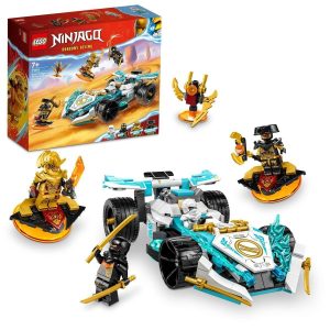 71791-Trend NINJAGO® Zane'in Ejderha Gücü Spinjitzu Yarış Arabası 71791 Oyuncak Yapım Seti (307 Par