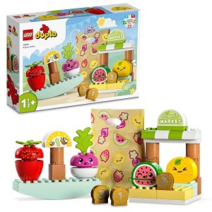 10983-® DUPLO® İlk Organik Manav 10983 - Okul Önesi için Eğitici Oyuncak Yapım Seti (40 Parça)