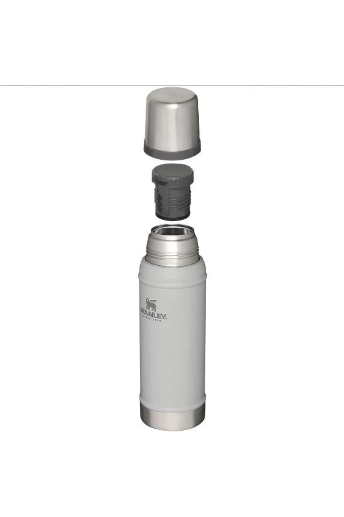 Klasik Vakumlu Paslanmaz Çelik Termos 0.75 Lt Beyaz - Görsel 3