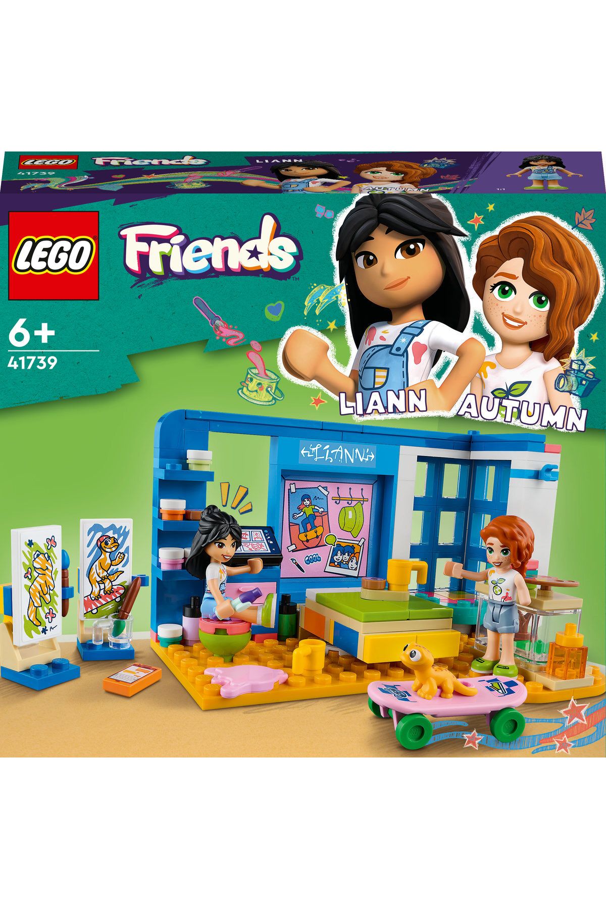 41739 Lego Friends - Liannnın Odası 204 parça +6 yaş - Görsel 3