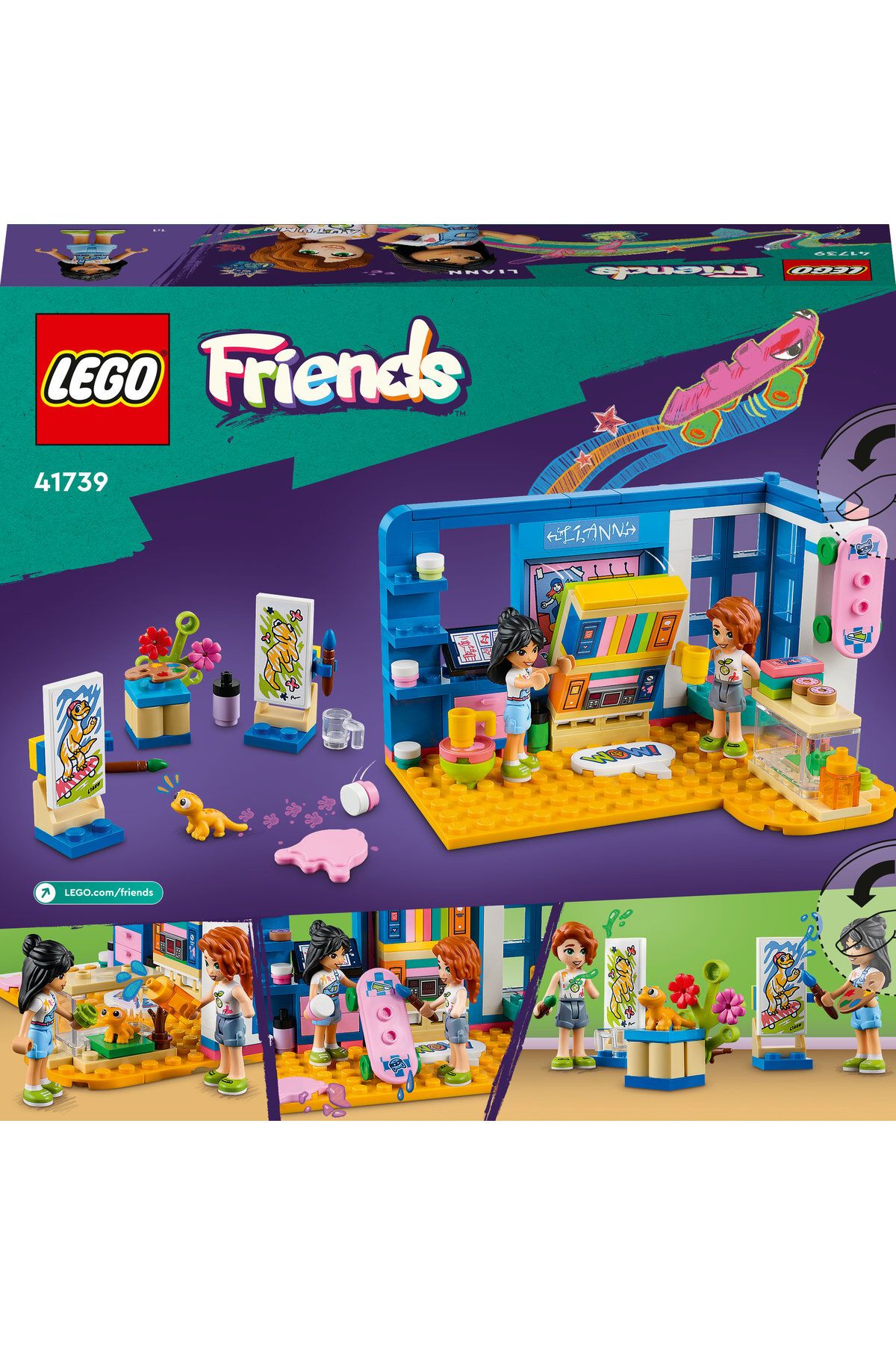 41739 Lego Friends - Liannnın Odası 204 parça +6 yaş - Görsel 4
